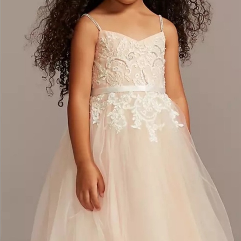David’s Bridal NEW girls Dress NWOT size 3T  $45 was $180 NEW